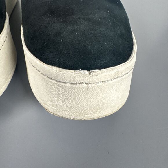 Vince Warren‎ Slip-On Platform Sneaker Women's Size US 8 M/ EUR 38 Black Suede - Picture 4 of 11